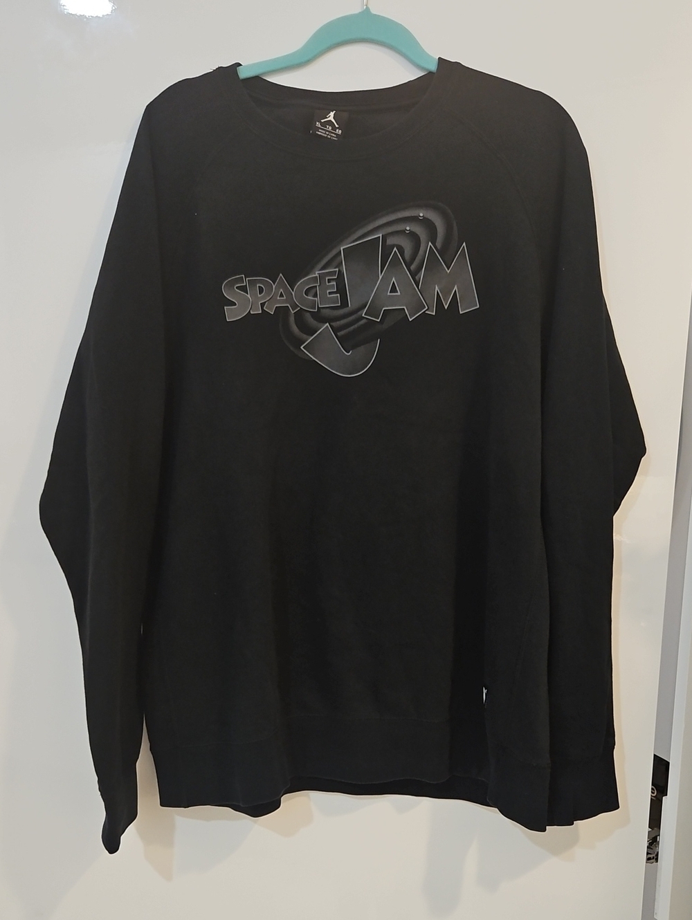 Jordan Black Space Jam Graphic Crewneck Sweatshirt